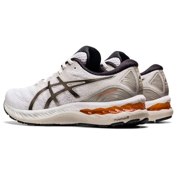 ASICS Men\'s Gel-Nimbus 23 Running Shoes, White/Oyster Grey 10 M US main image 6